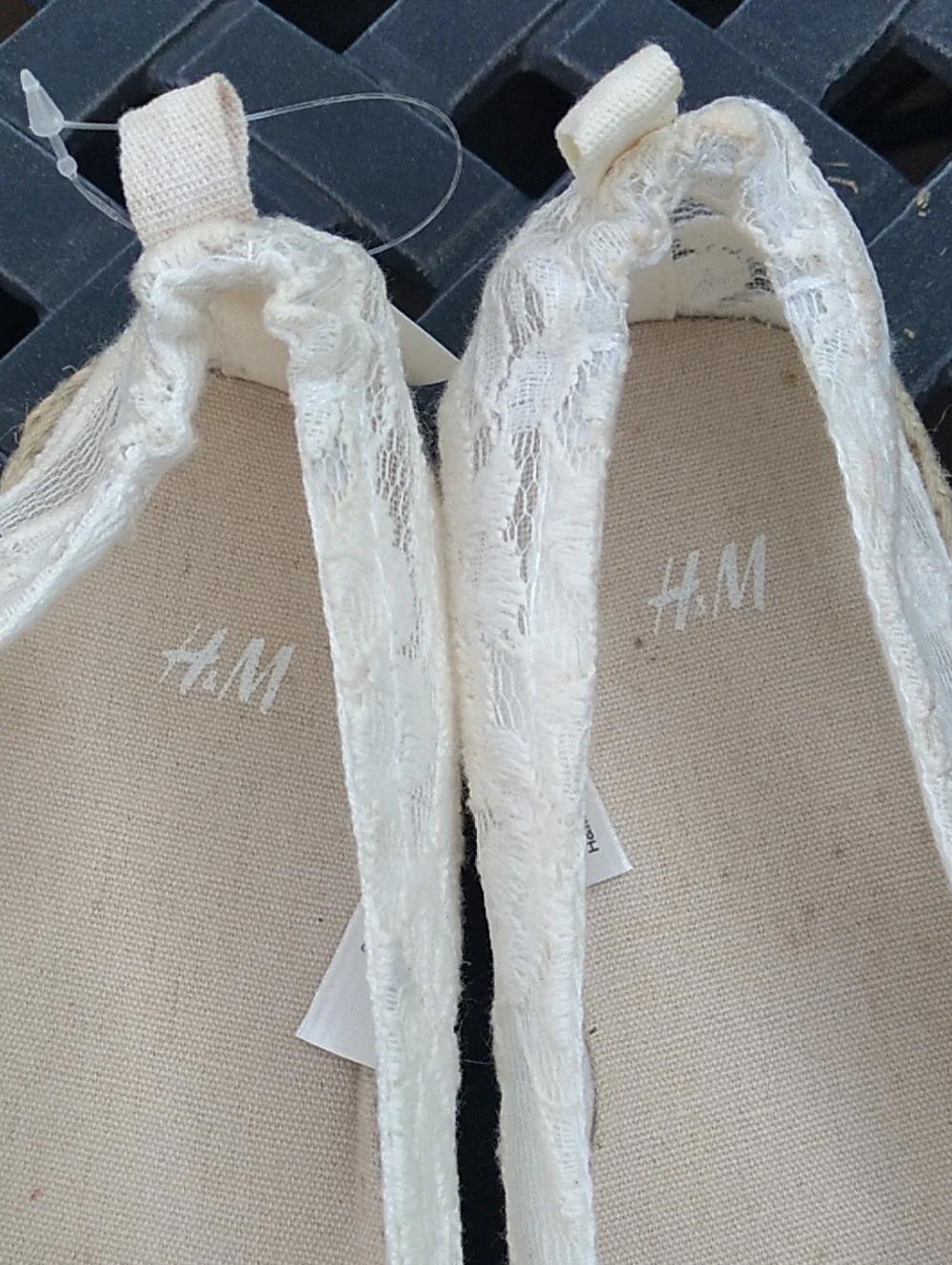 H&M Lace espadrilles